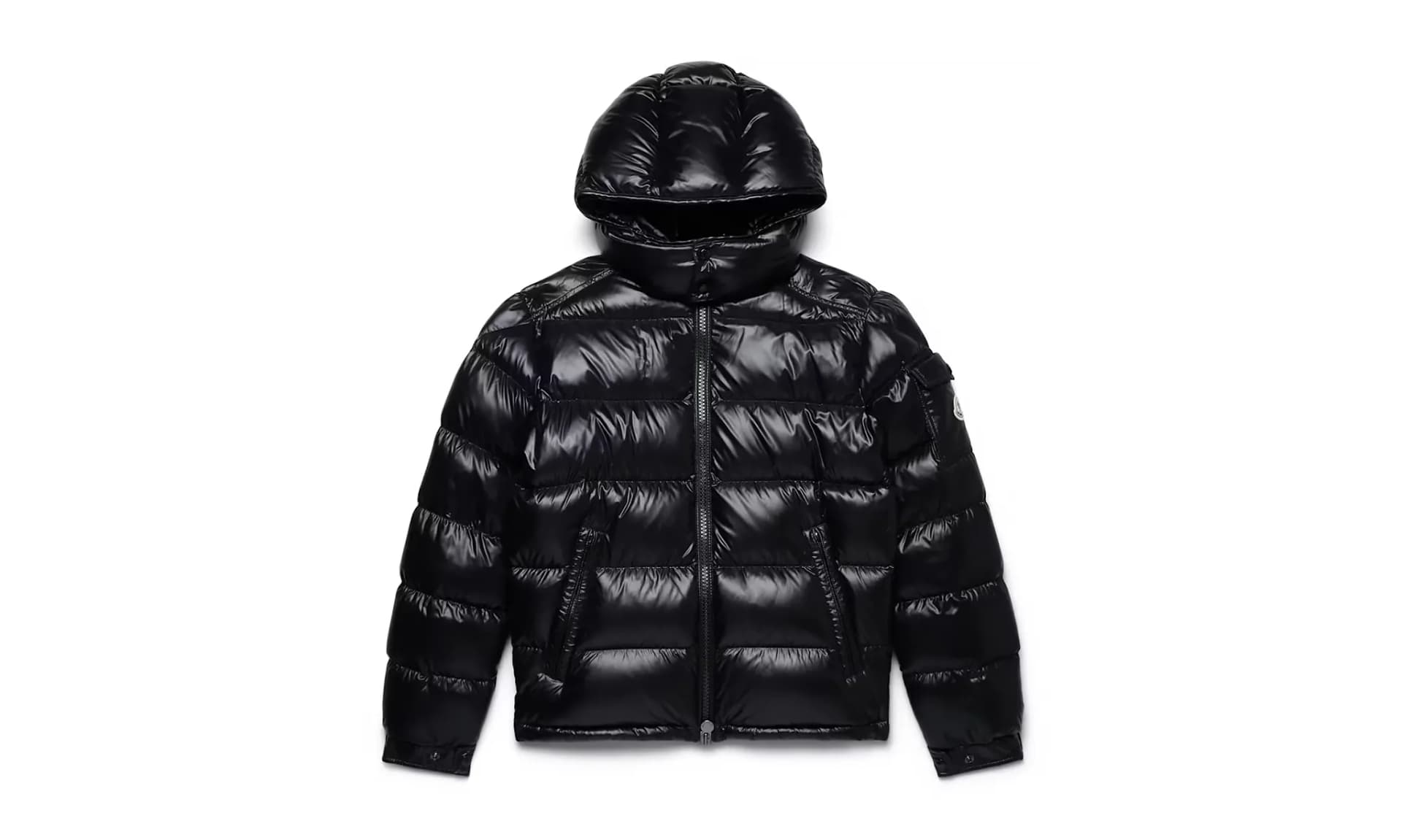 Moncler Maya Short Down Jacket Black | OVERCEZ
