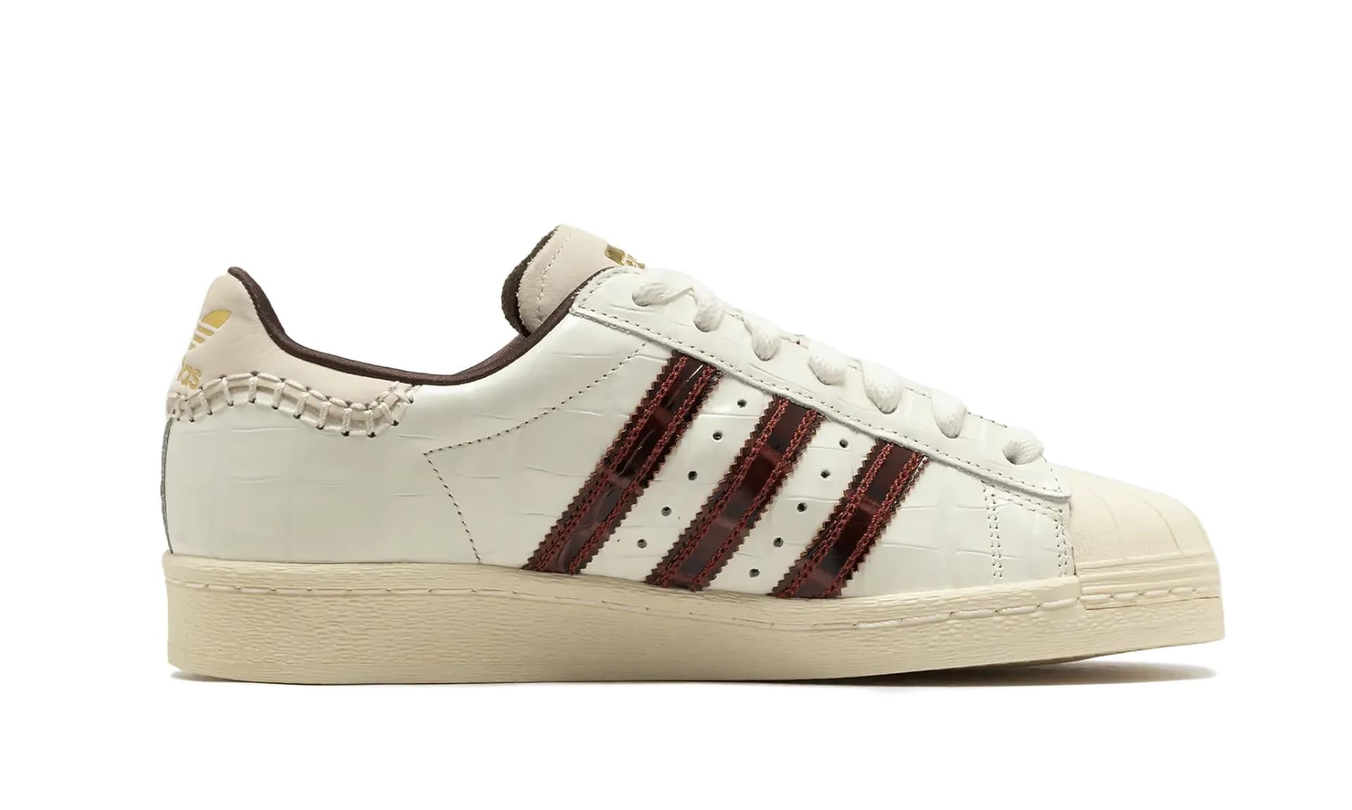 Adidas Superstar Wales Bonner White Brown Croc | OVERCEZ