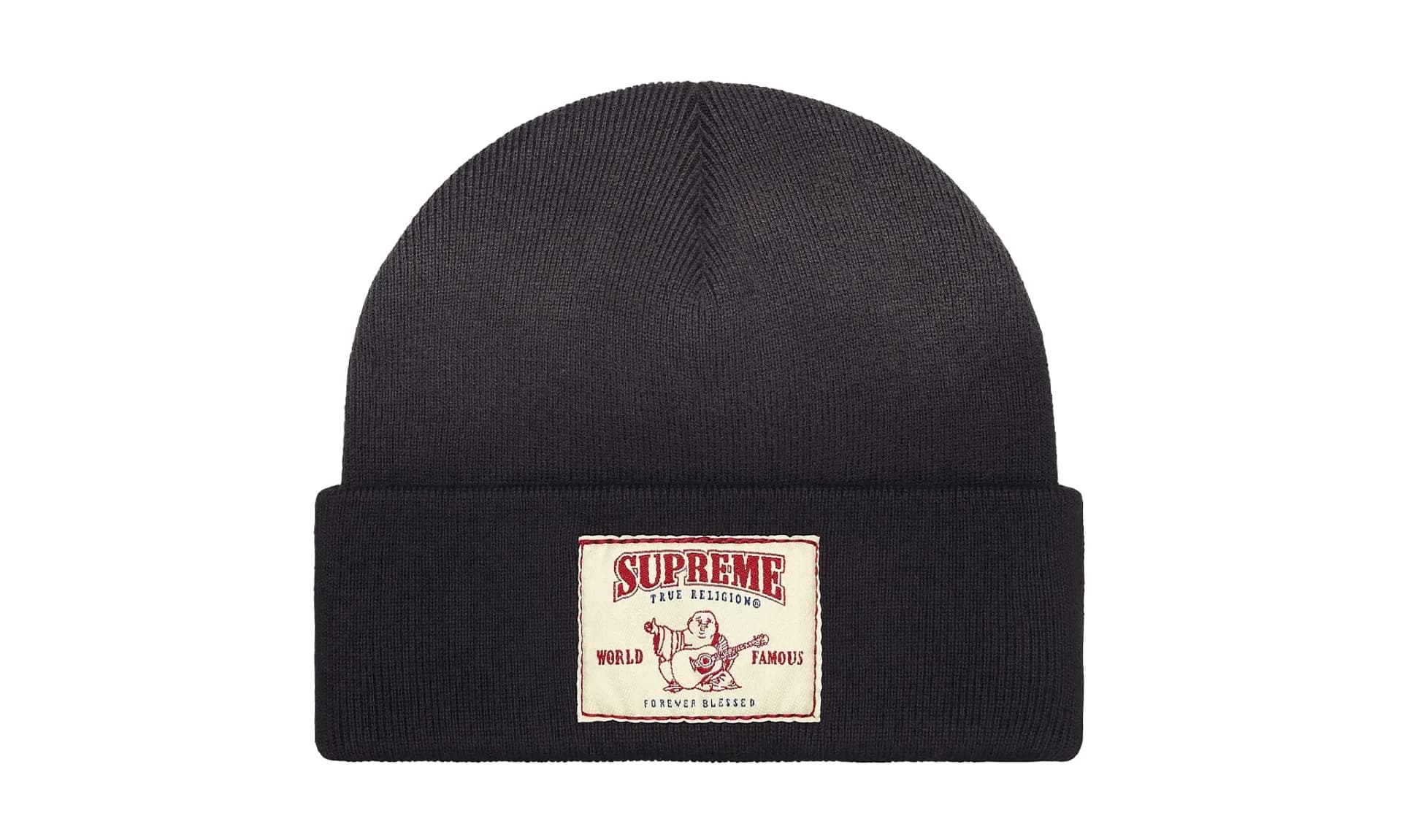 Supreme True Religion Beanie Black | OVERCEZ