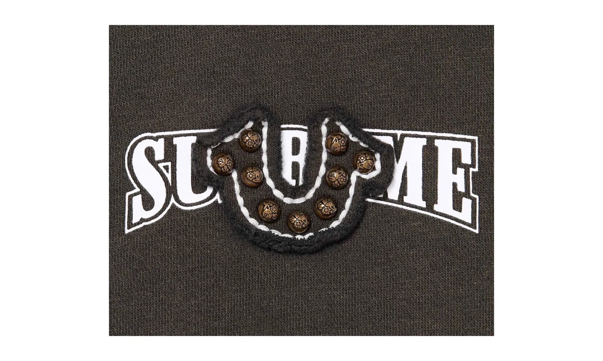 Supreme True Religion Zip Up Hooded Sweatshirt Black | OVERCEZ