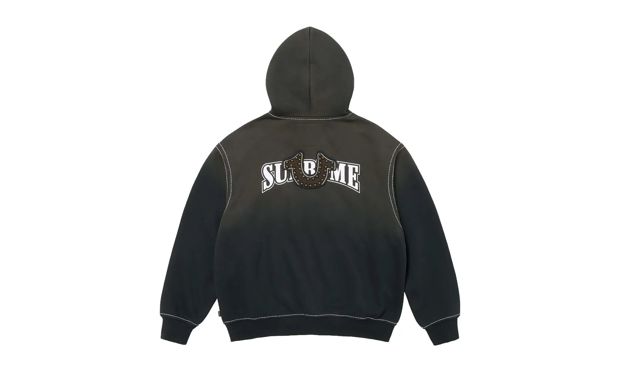 Supreme True Religion Zip Up Hooded Sweatshirt Black | OVERCEZ