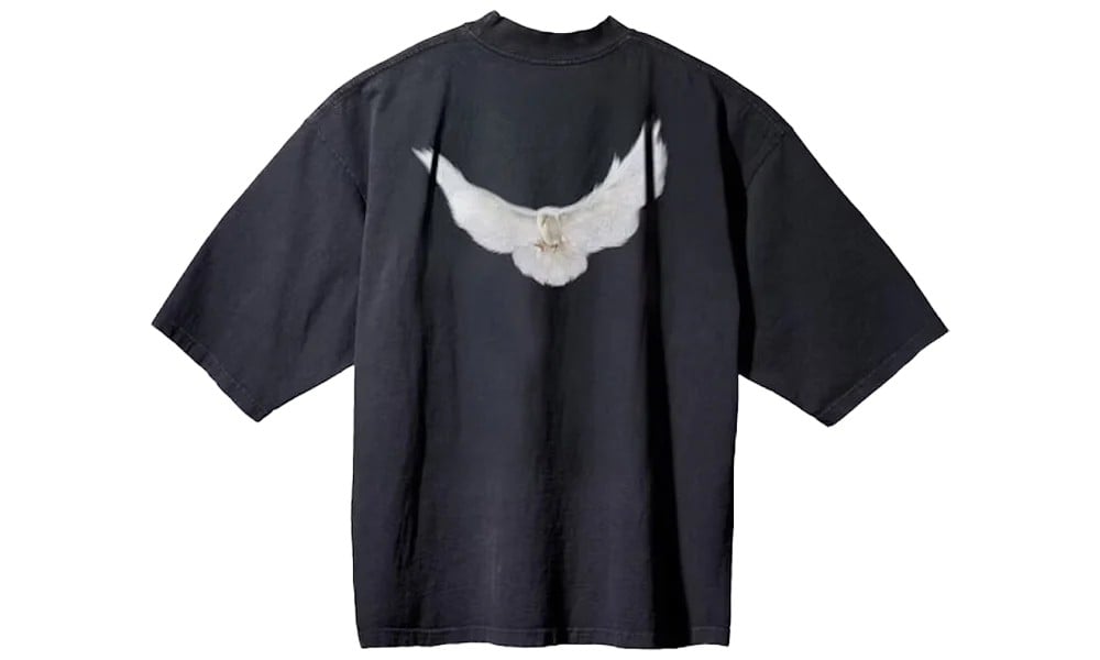 Yeezy Gap Balenciaga Dove 3/4 Sleeve Tee