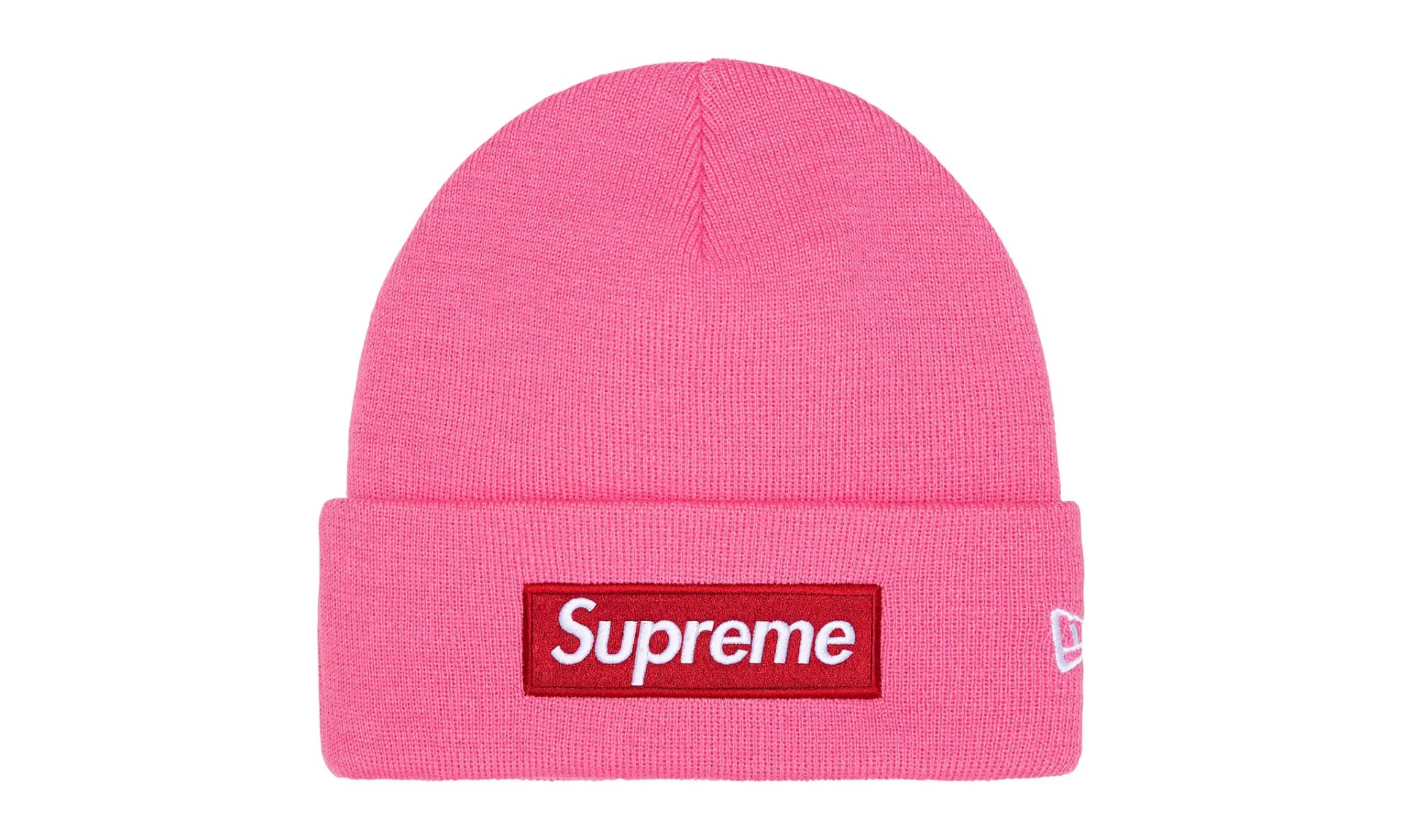 Supreme New Era Box Logo Beanie Pink (FW25)