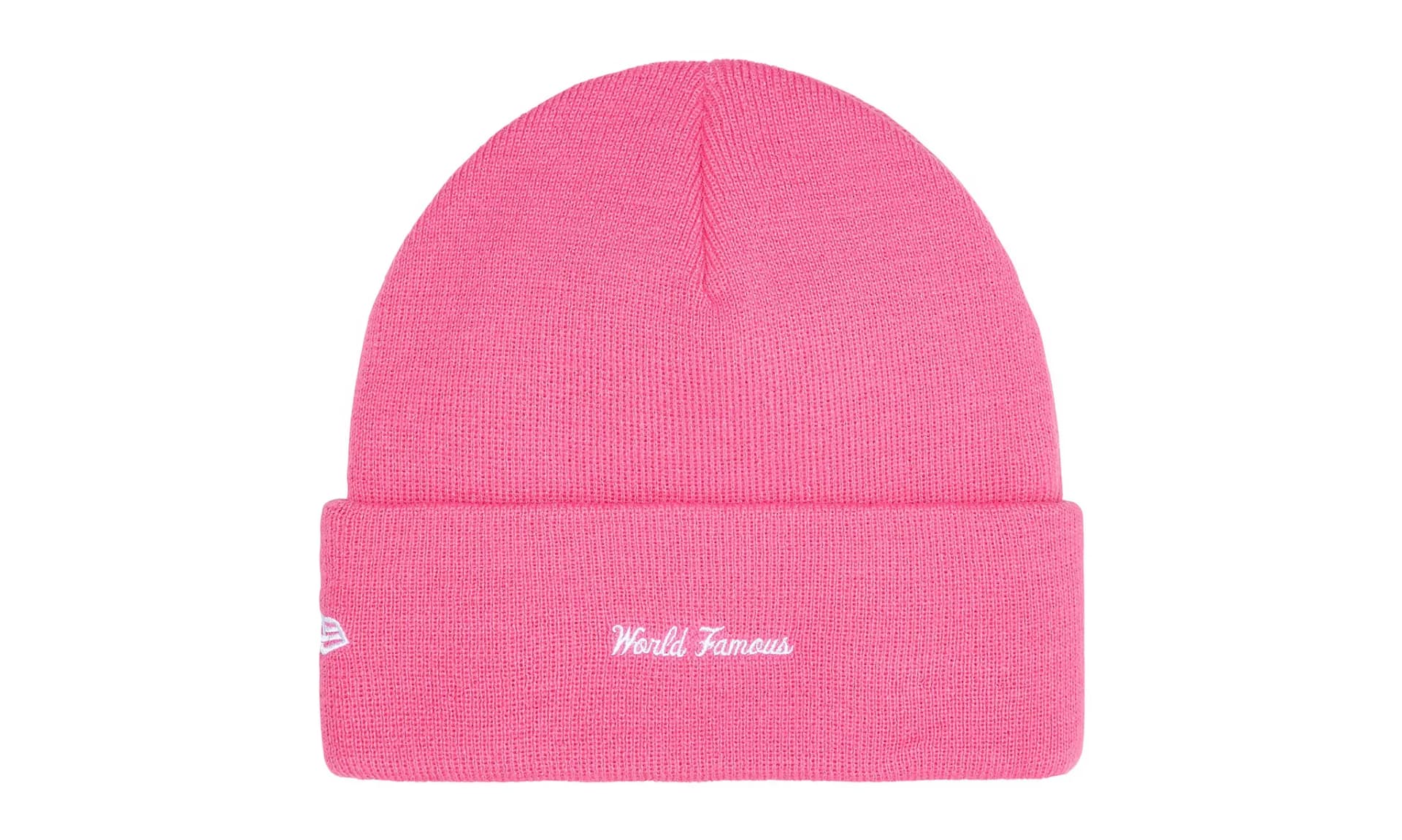 Supreme New Era Box Logo Beanie Pink (FW25) | OVERCEZ