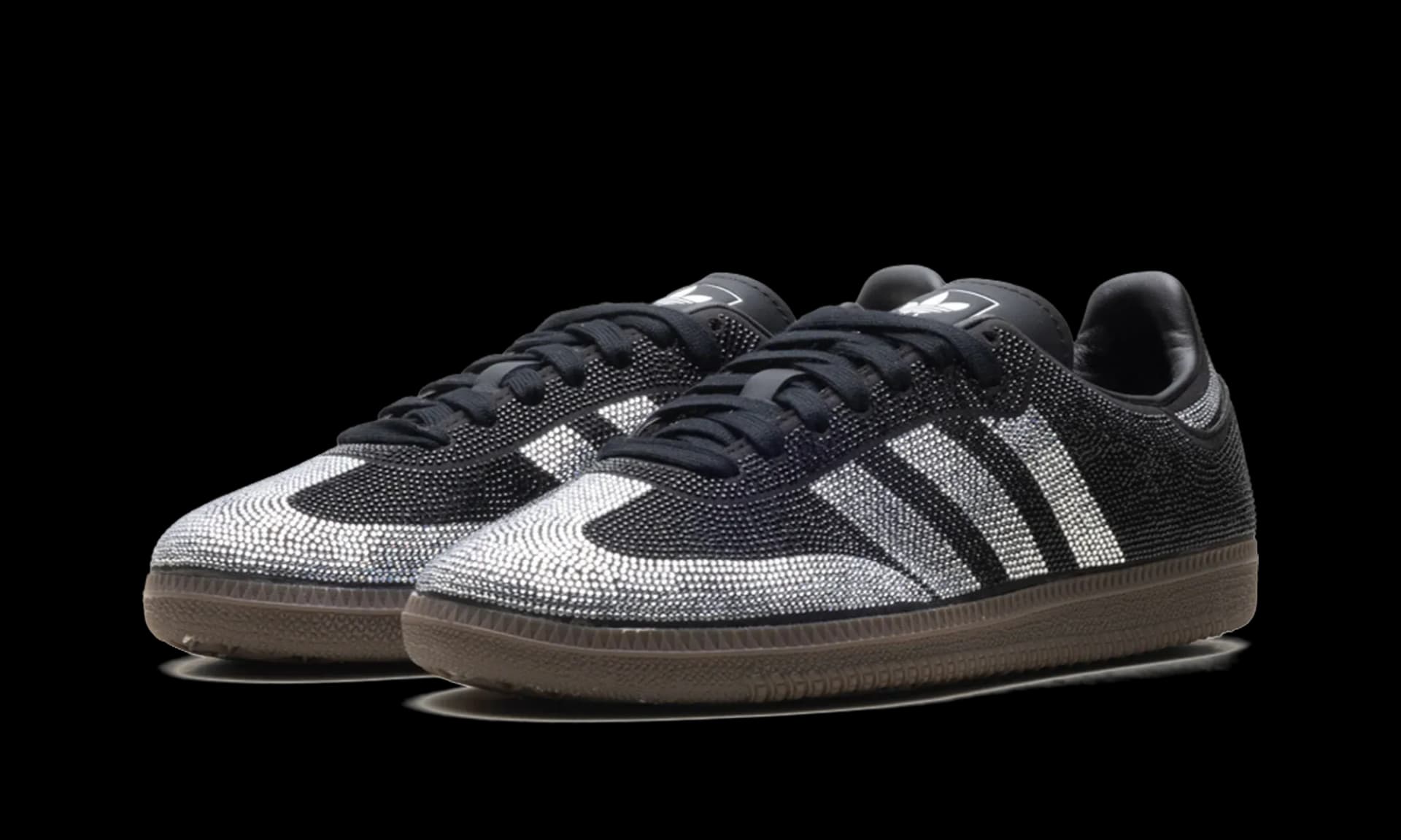 Adidas Samba OG Rhinestone Black Silver (W) | OVERCEZ