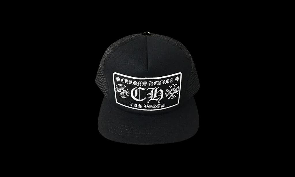 Chrome Hearts CH Las Vegas Trucker Hat Black | OVERCEZ