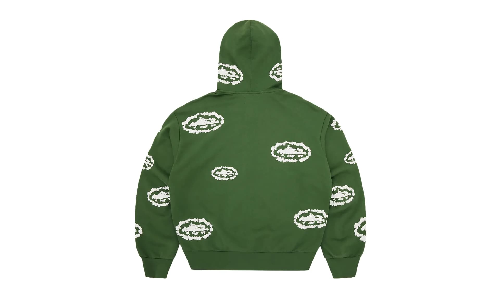 Corteiz x Denim Tears Island Wreath Zip Hoodie Green | OVERCEZ