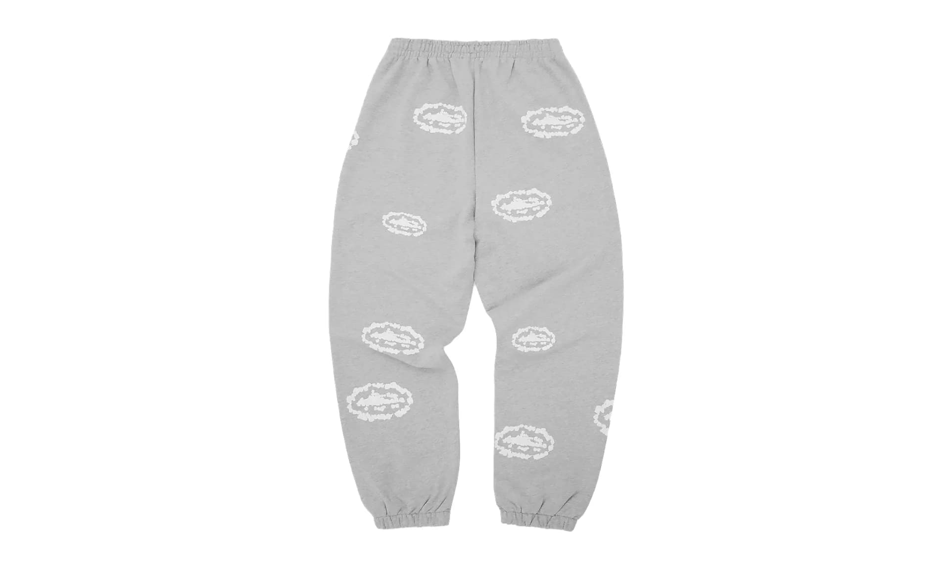 Corteiz x Denim Tears Island Wreath Sweatpant Heather Grey | OVERCEZ