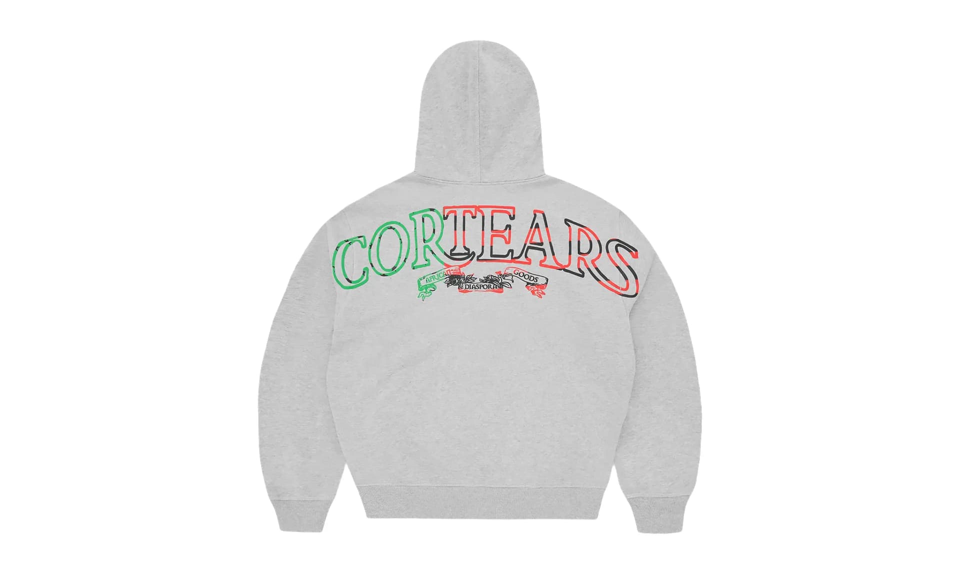 Corteiz x Denim Tears Cortears Royale Zip Hoodie Heather Grey | OVERCEZ