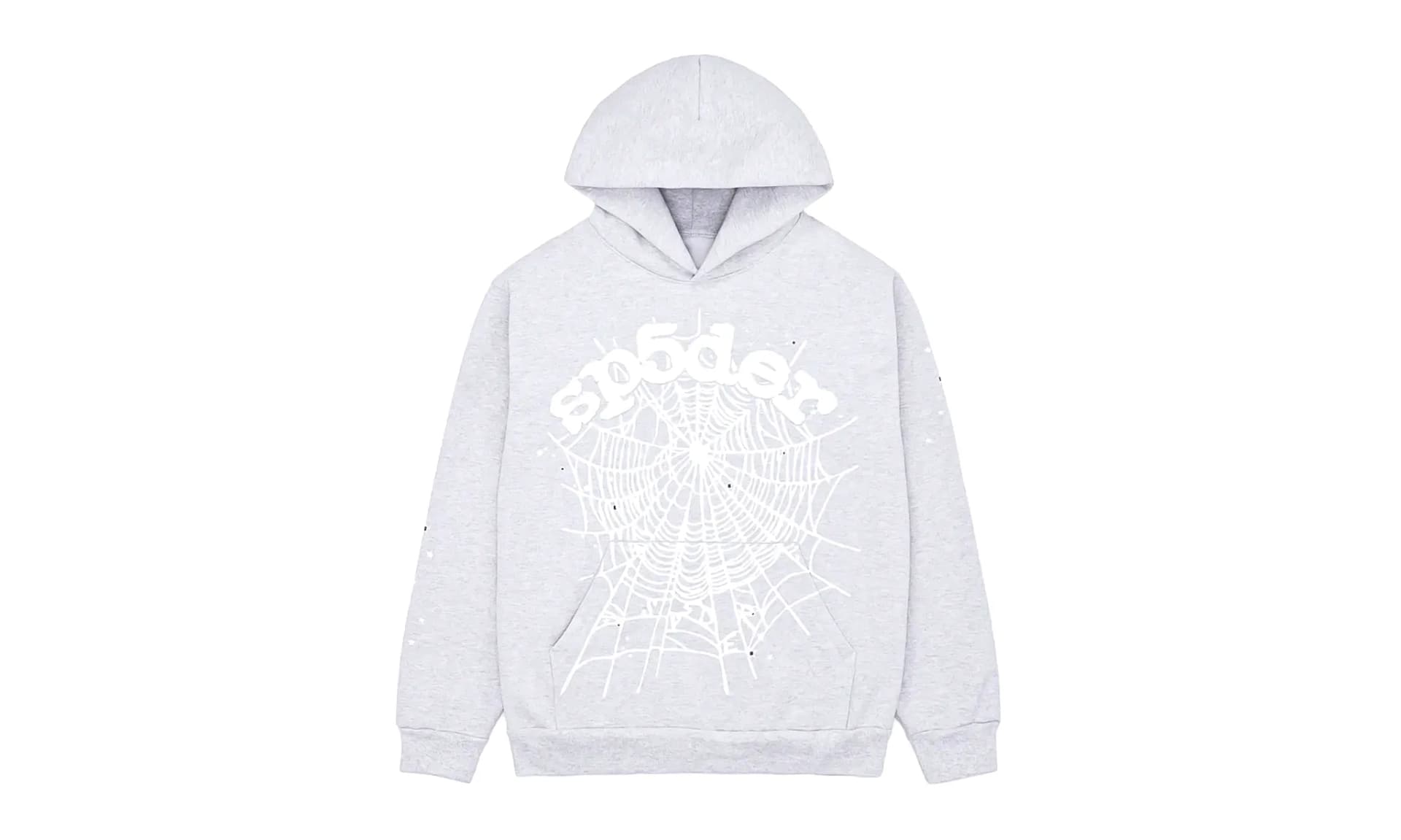 Sp5der OG Web Hoodie Heather Grey | OVERCEZ