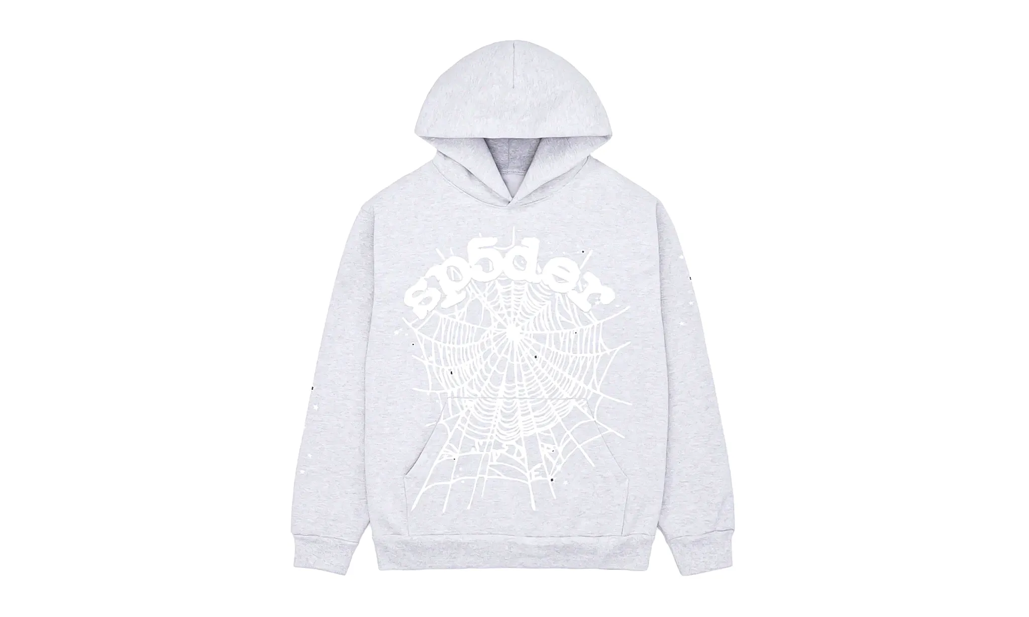 Sp5der OG Web Hoodie Heather Grey