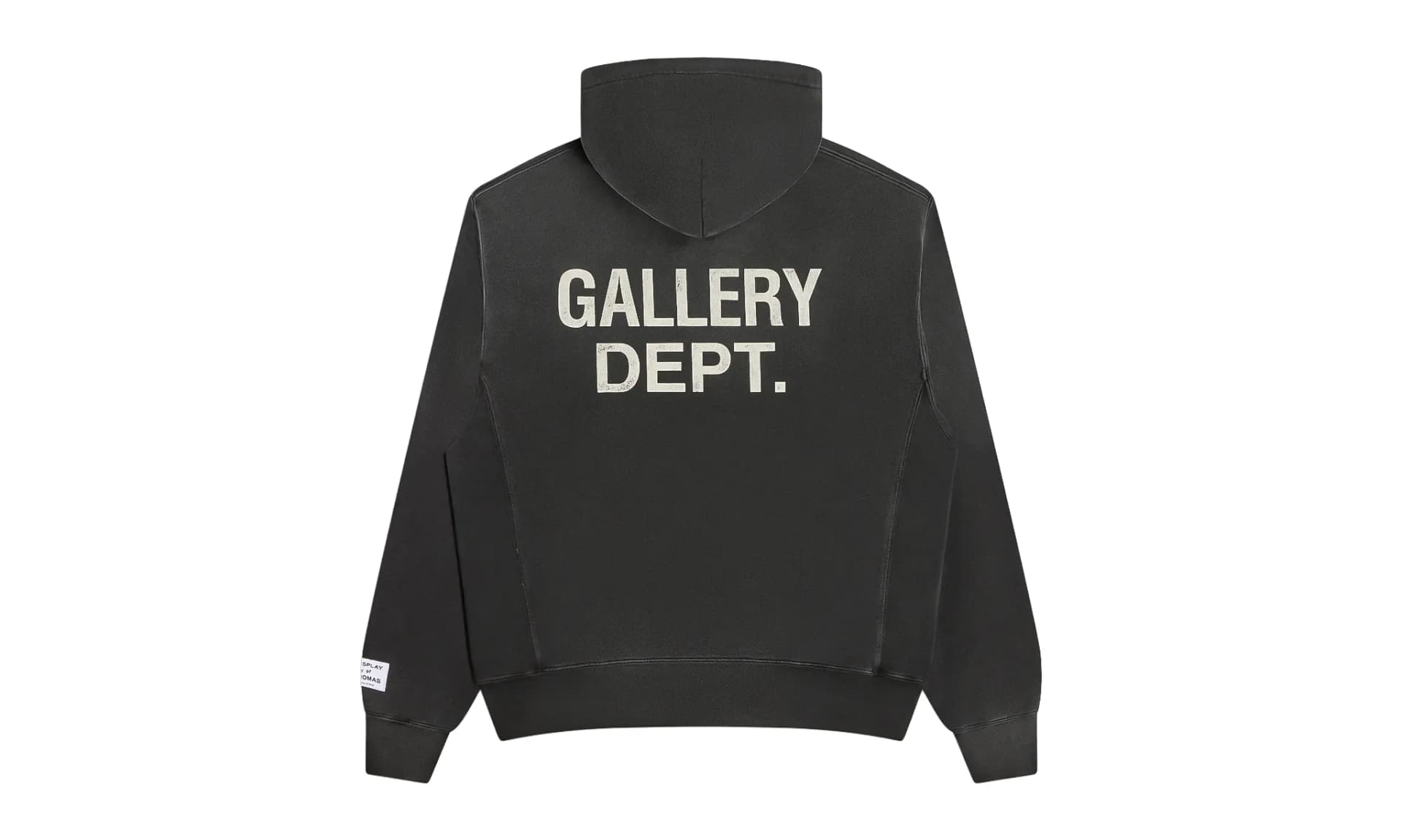 Gallery Dept. Paint Logo Hoodie Vintage Black | OVERCEZ