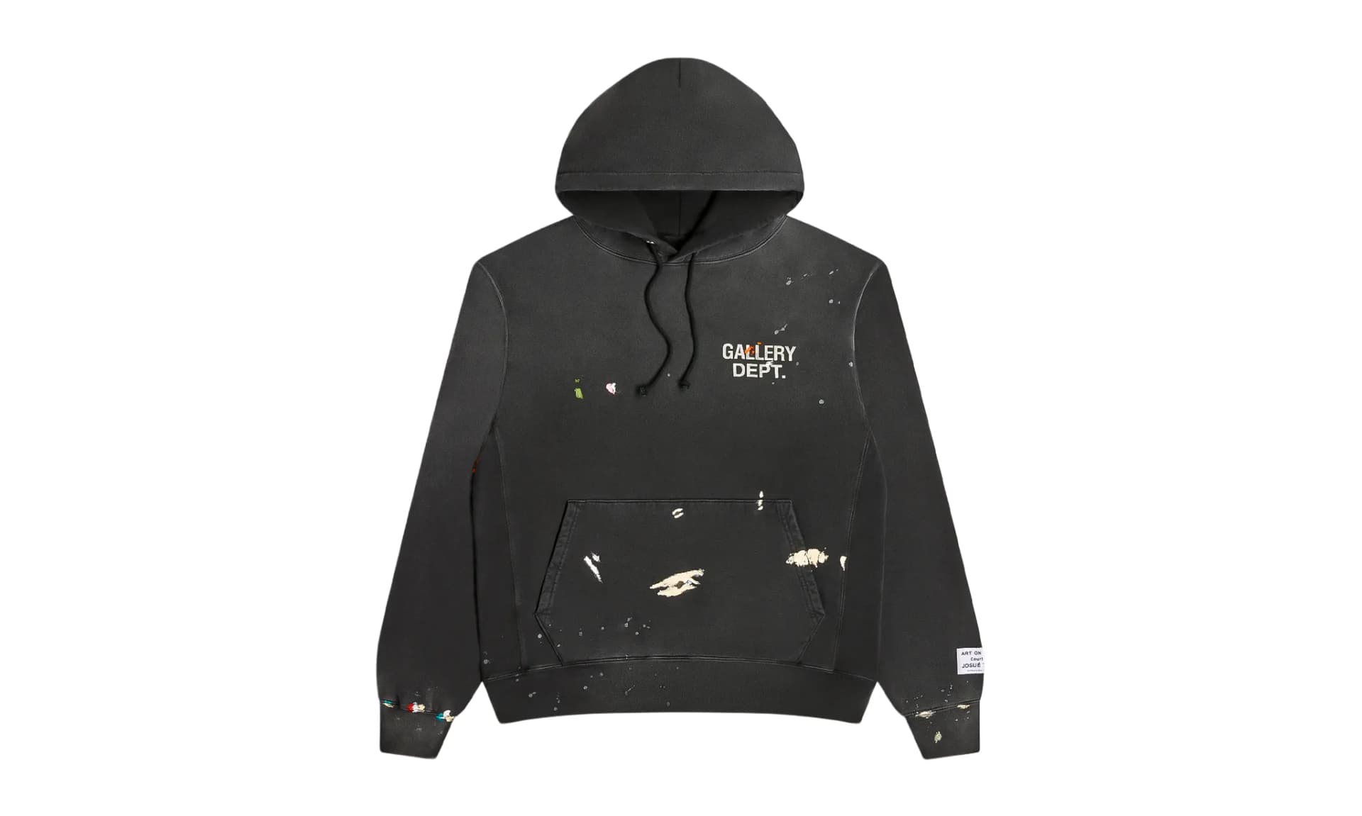 Gallery Dept. Paint Logo Hoodie Vintage Black | OVERCEZ
