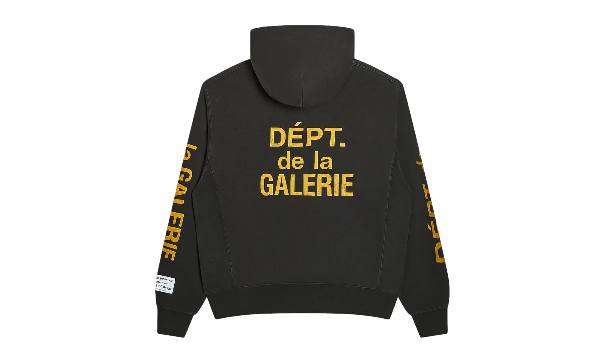 Gallery Dept. De la Galerie Hoodie Black | OVERCEZ