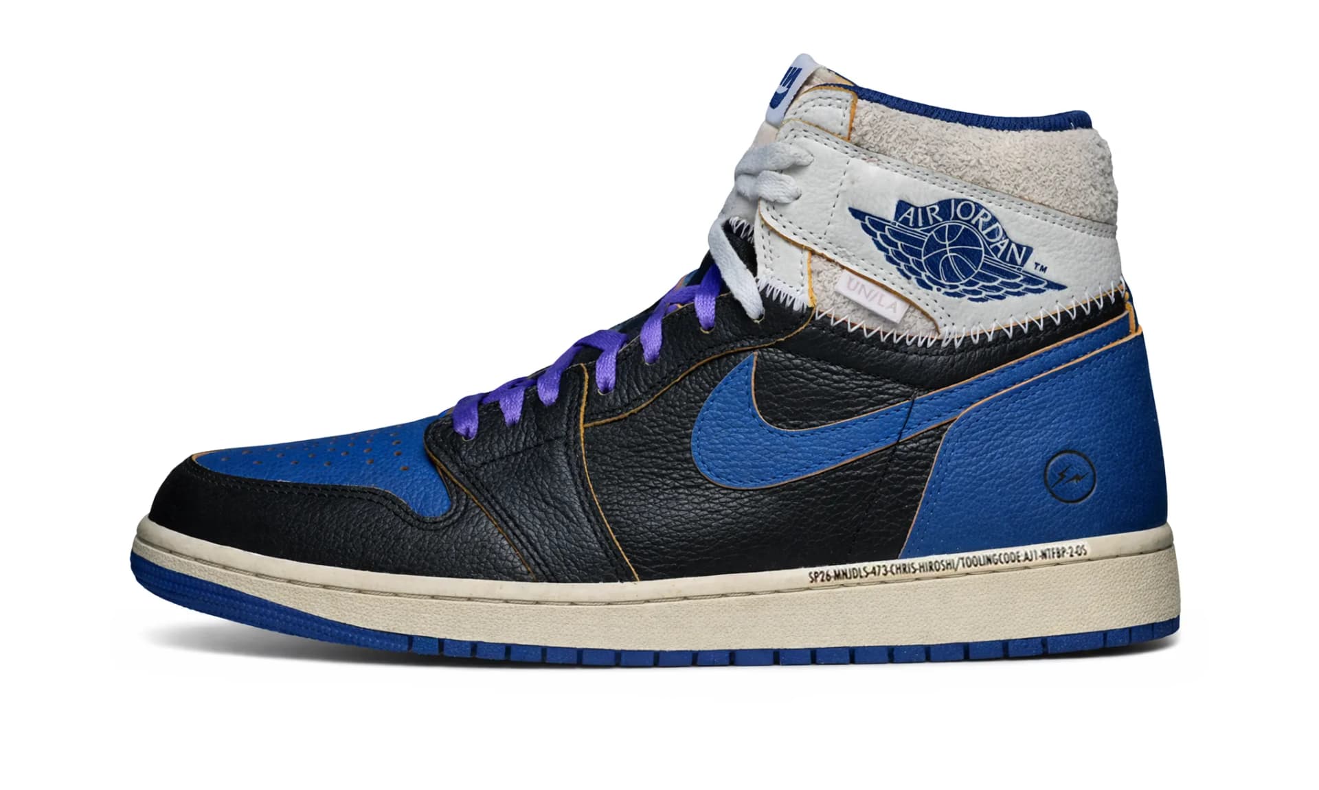 Air Jordan 1 Retro High OG SP Fragment x Union LA Sport Royal | OVERCEZ