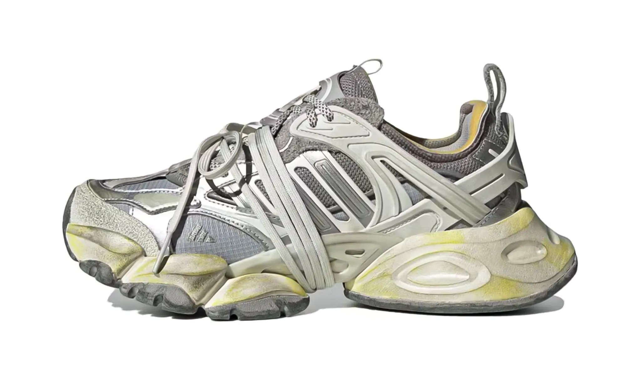 Adidas XLG Runner Deluxe Grey Metallic Silver | OVERCEZ