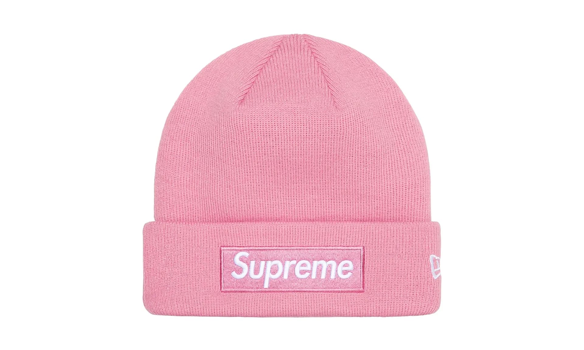 Supreme New Era Box Logo Beanie Pink (FW24)