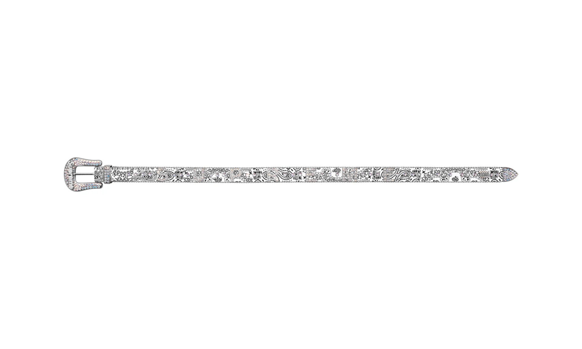 Supreme b.b. Simon Bandana Belt Silver