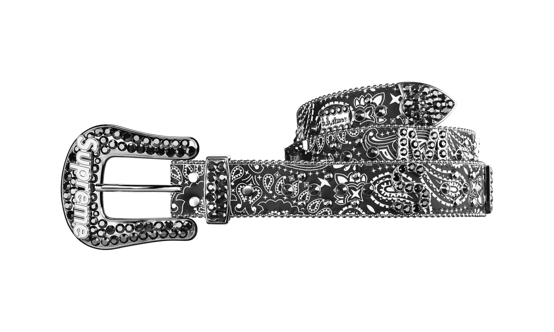 Supreme b.b. Simon Bandana Belt Black | OVERCEZ