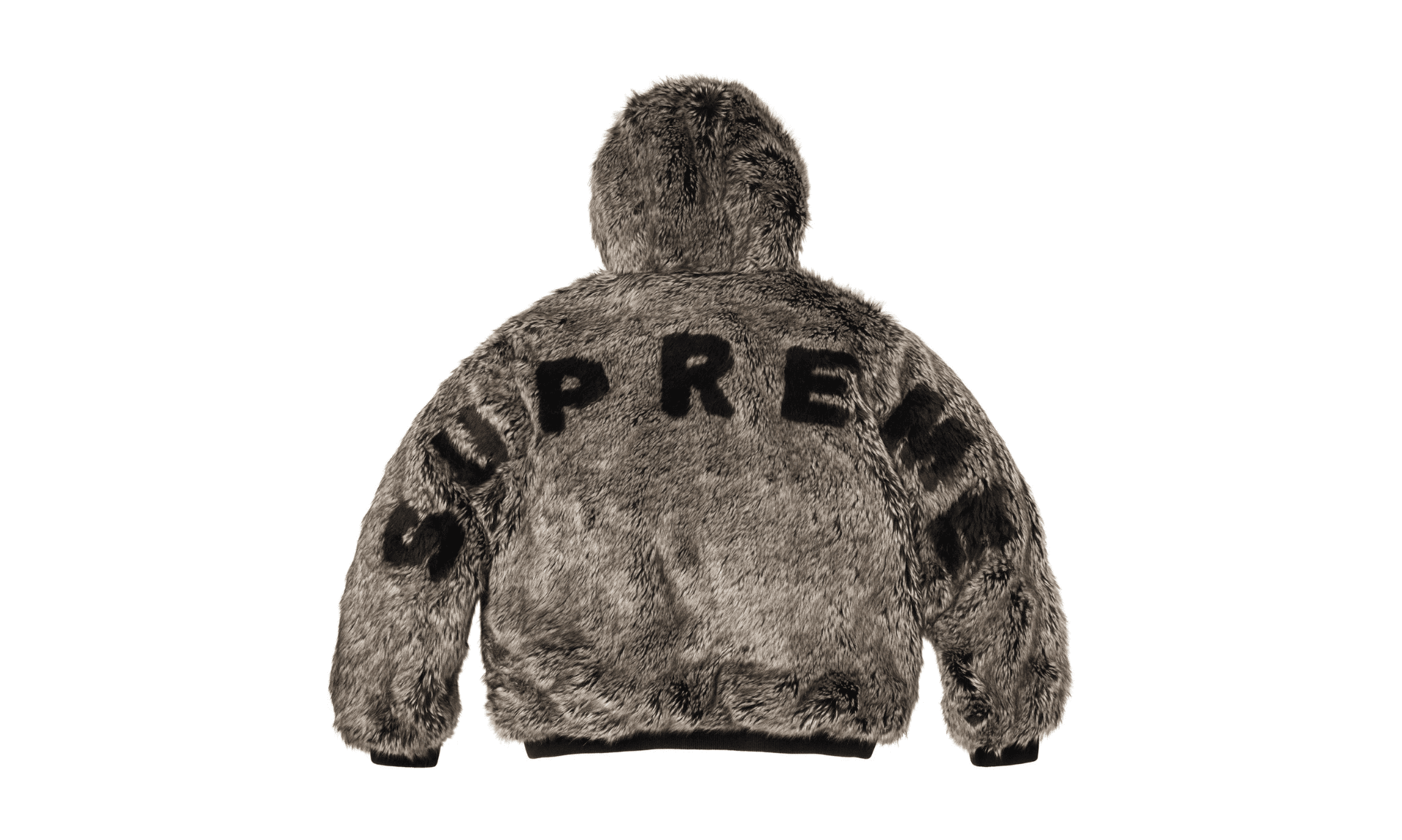 Supreme Reversible Faux Fur Hooded Work Jacket Black | OVERCEZ