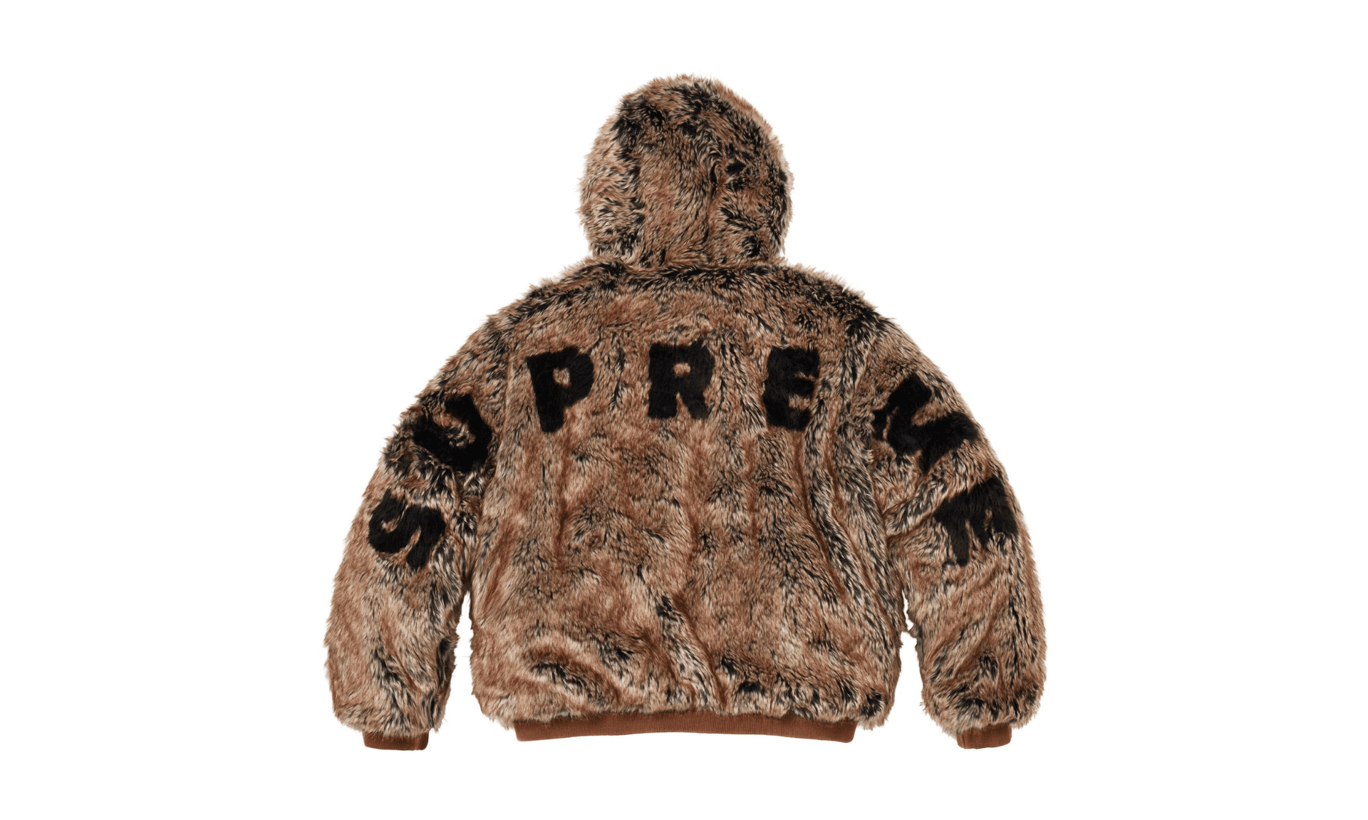 Supreme Reversible Faux Fur Hooded Work Jacket Denim | OVERCEZ