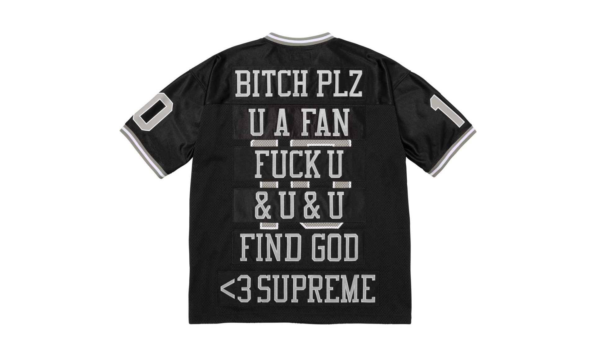 Supreme Find God Football Jersey Black