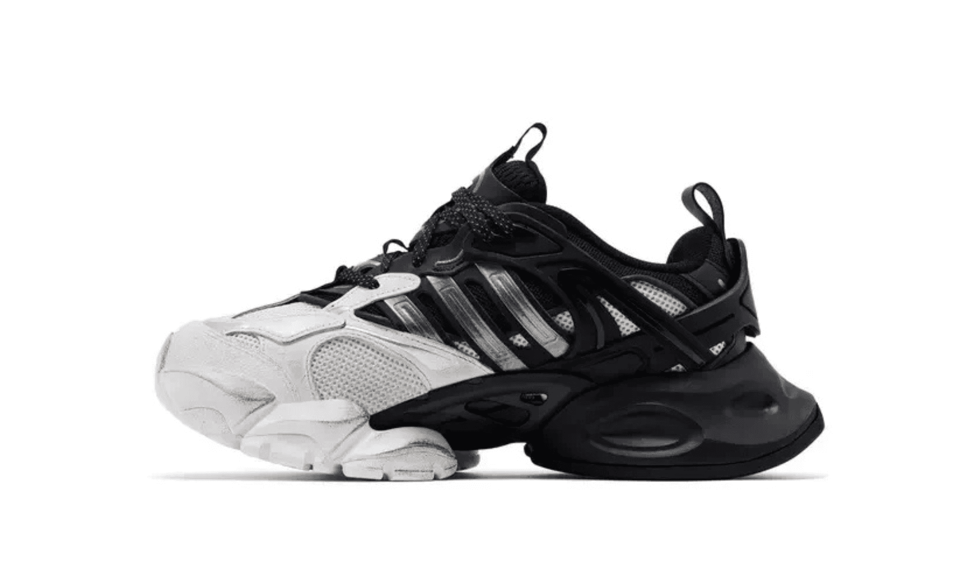 Adidas XLG Runner Deluxe White Black | OVERCEZ