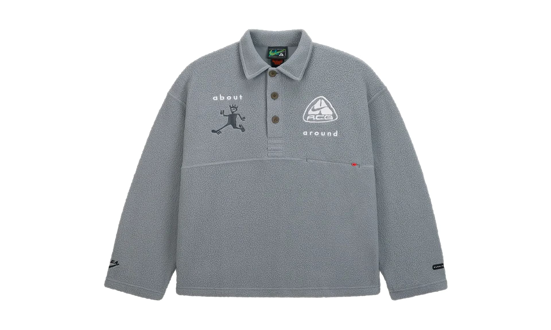 Nike ACG x CPFM L/S Polo Grey | OVERCEZ
