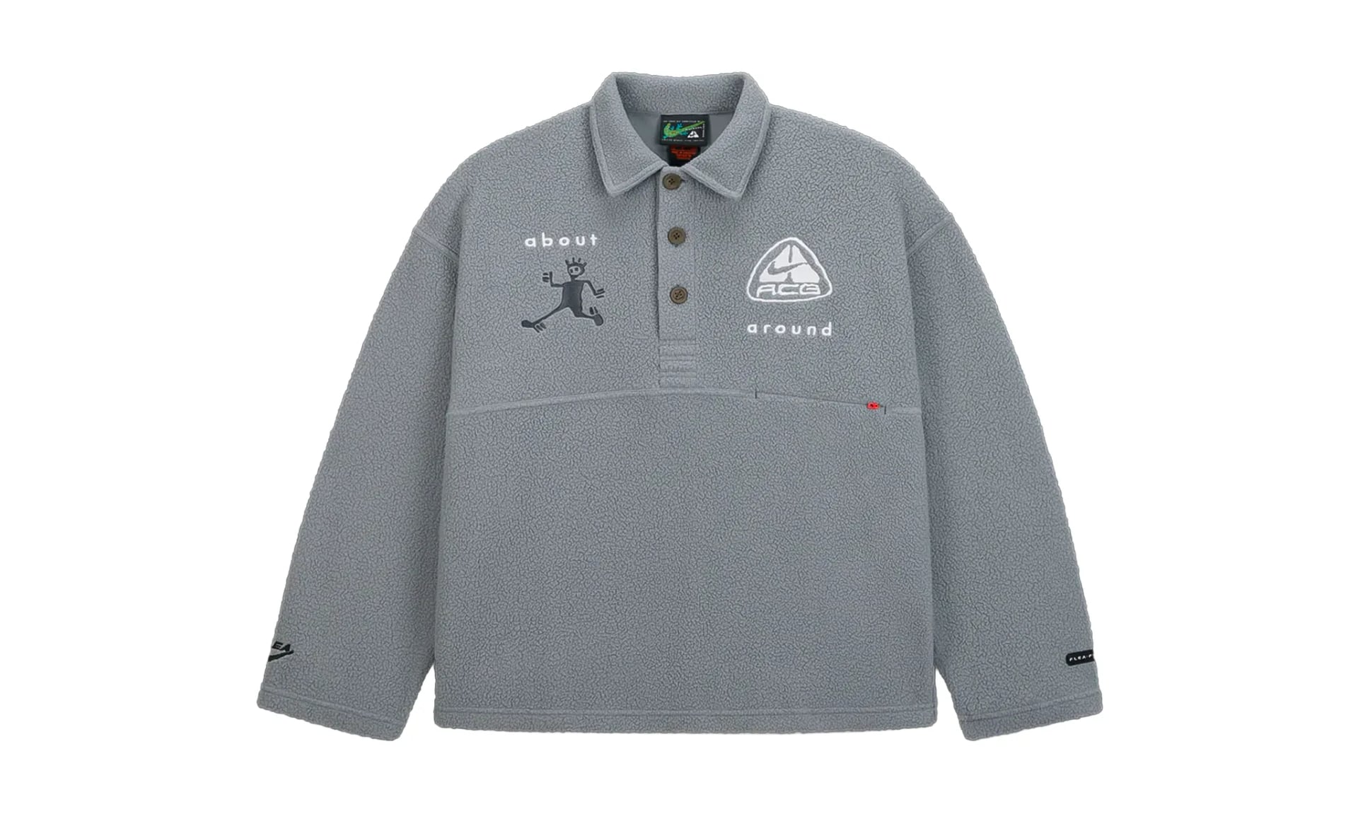 Nike ACG x CPFM L/S Polo Grey