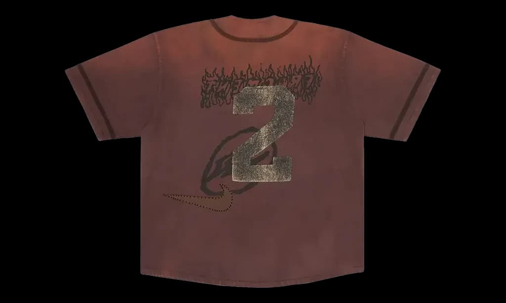 Travis Scott Cactus Jack x Fragment x Nike Tokyo Jack Retro Baseball Jersey Brown | OVERCEZ