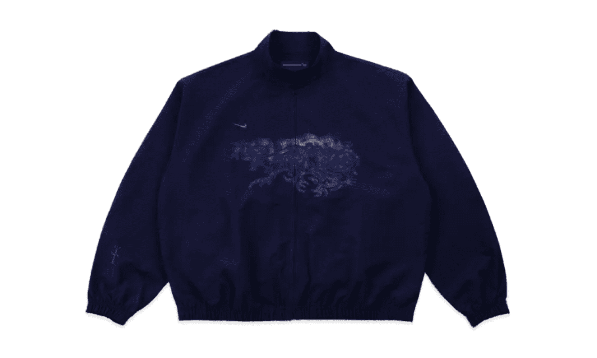 Travis Scott Cactus Jack x Fragment x Nike Tokyo Windbreaker Zip Jacket Navy | OVERCEZ