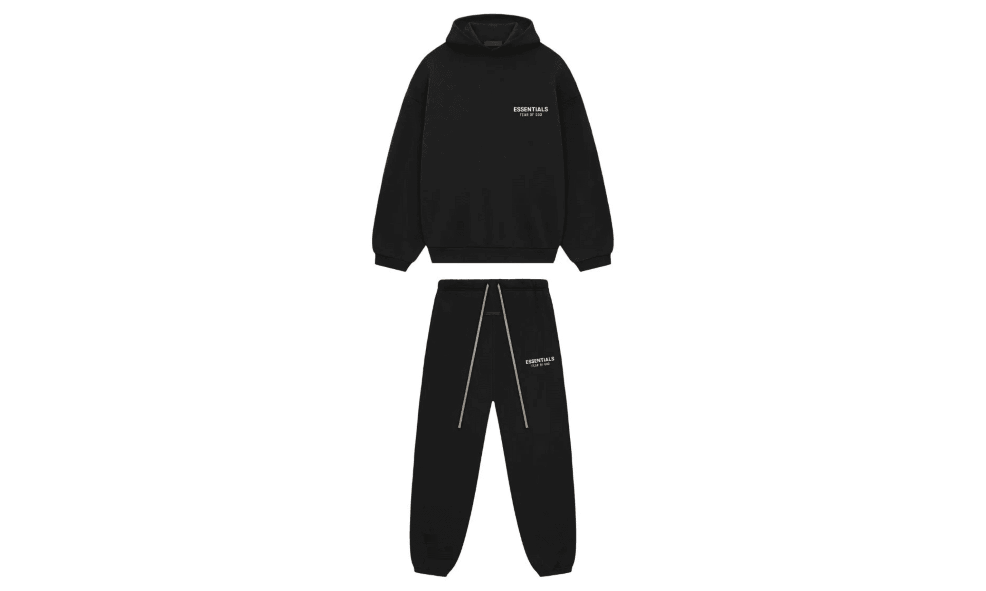 Fear of God Essentials Fleece Set Black