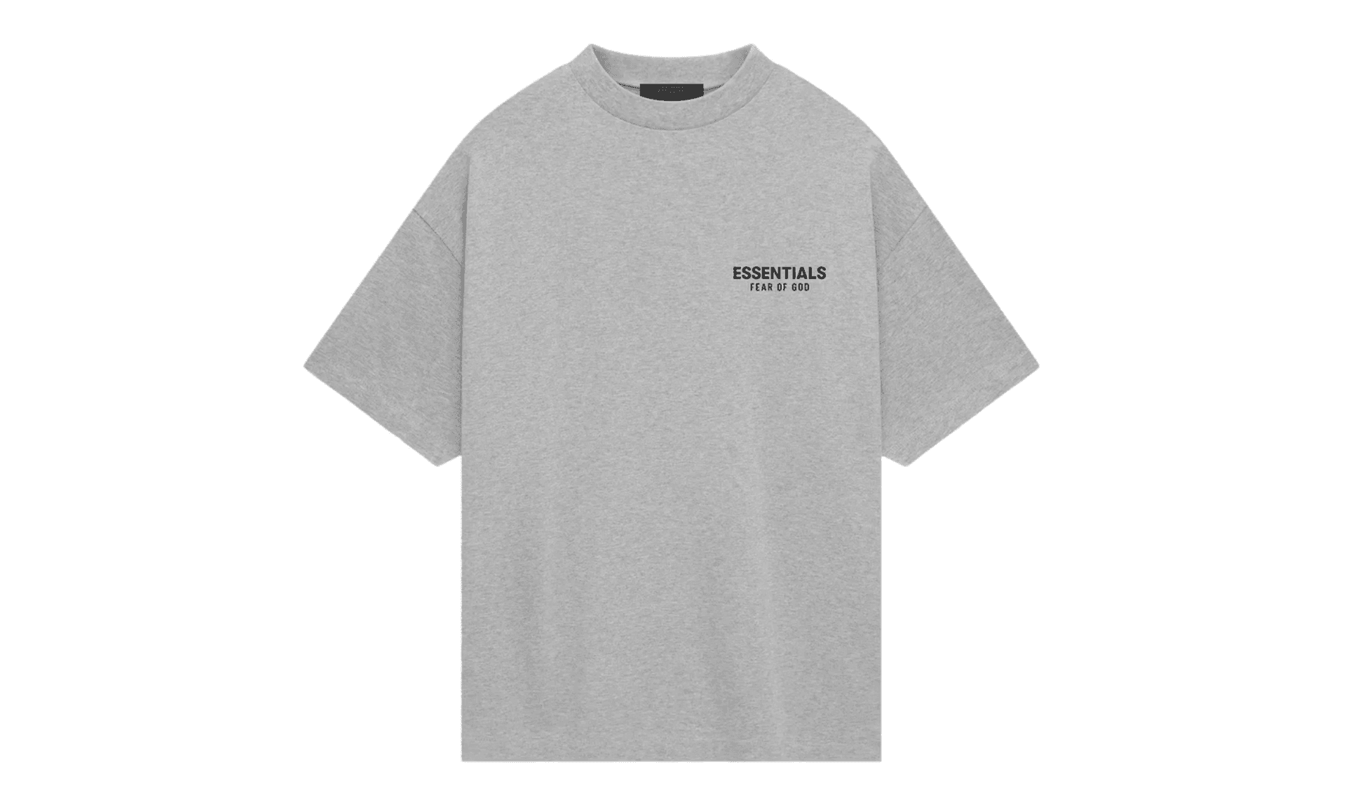 Fear of God Essentials Jersey Crewneck T-Shirt Light Heather Gray | OVERCEZ
