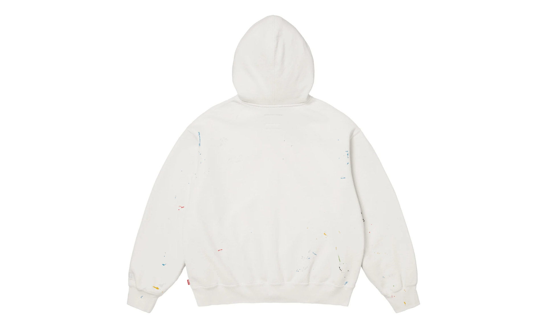 Supreme MM6 Maison Margiela Box Logo Zip Up Hooded Sweatshirt White
