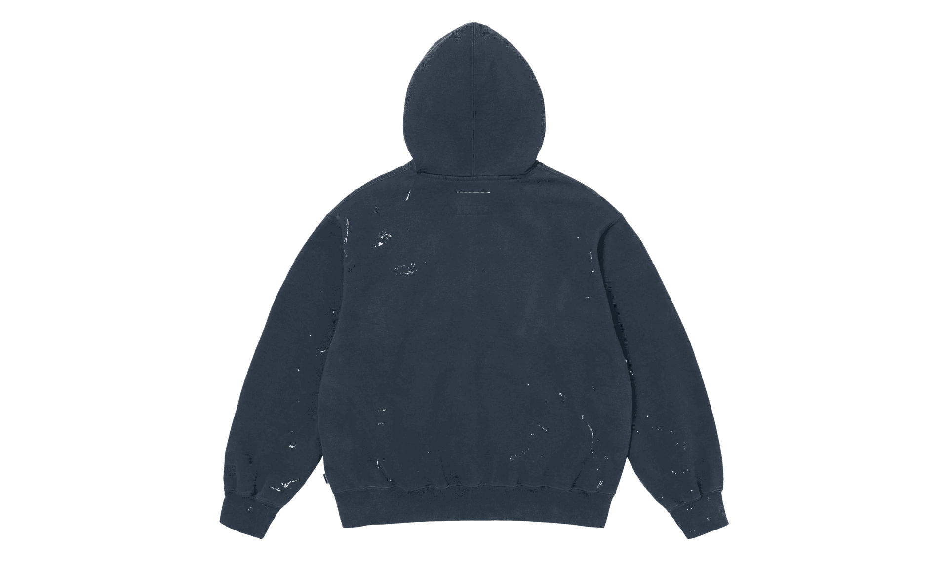 Supreme MM6 Maison Margiela Box Logo Zip Up Hooded Sweatshirt Navy | OVERCEZ