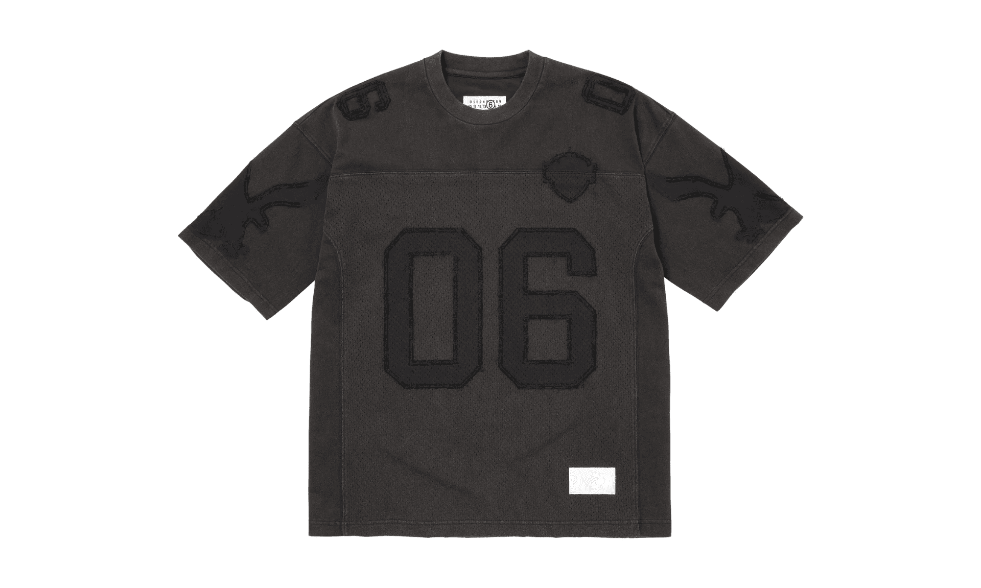 Supreme MM6 Maison Margiela Cotton Football Jersey Black