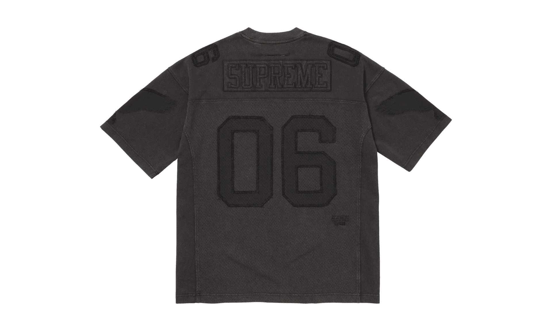 Supreme MM6 Maison Margiela Cotton Football Jersey Black | OVERCEZ