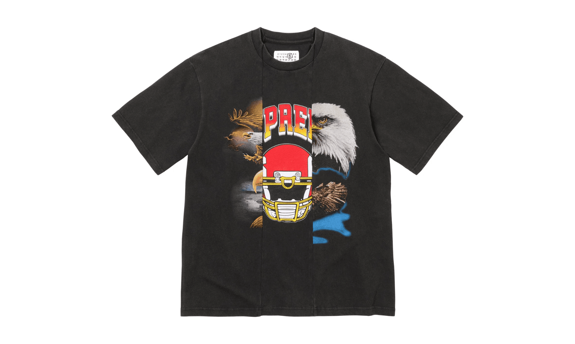 Supreme MM6 Maison Margiela Split S/S Top Black | OVERCEZ