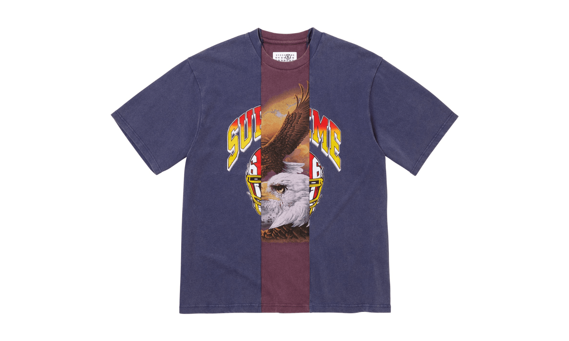 Supreme MM6 Maison Margiela Split S/S Top Navy | OVERCEZ
