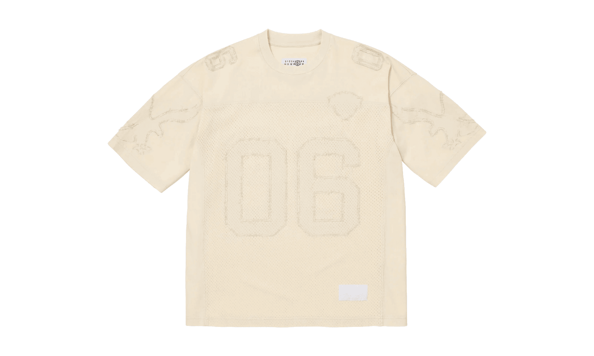 Supreme MM6 Maison Margiela Cotton Football Jersey White