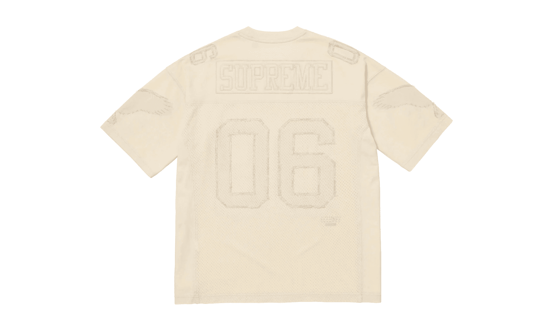Supreme MM6 Maison Margiela Cotton Football Jersey White | OVERCEZ