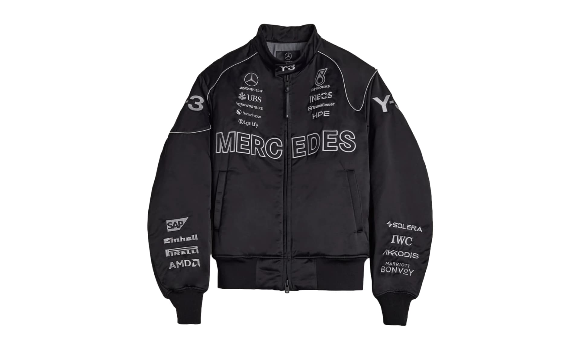 Adidas Y-3 x Mercedes-AMG Petronas F1 Team Jacket Black | OVERCEZ