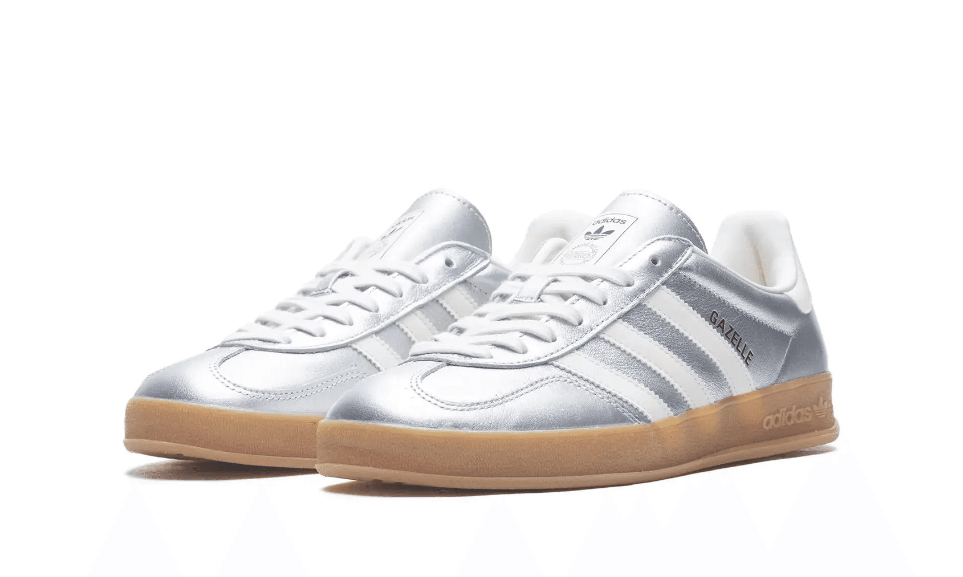 Adidas Gazelle Indoor Silver Metallic Core White | OVERCEZ
