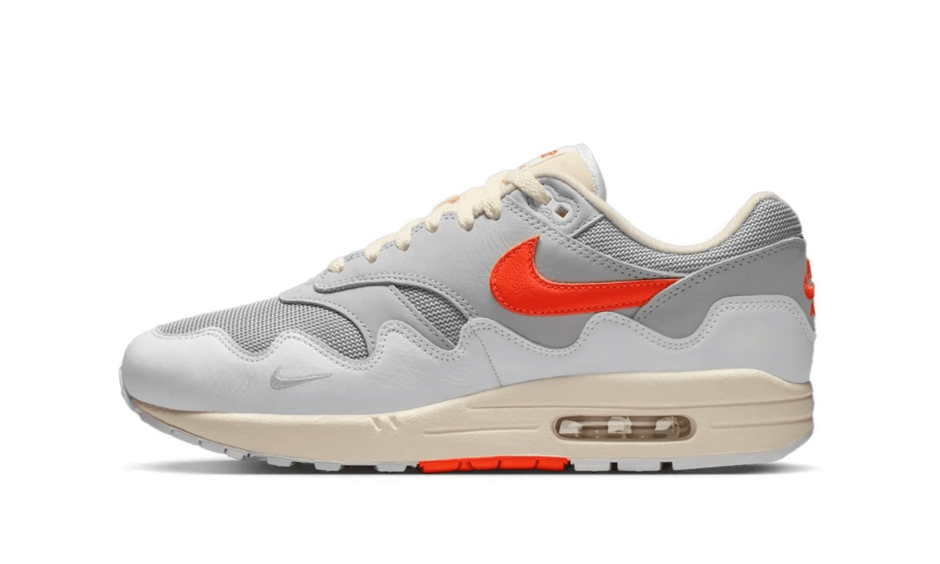 Nike Air Max 1 Patta Waves White Hyper Crimson