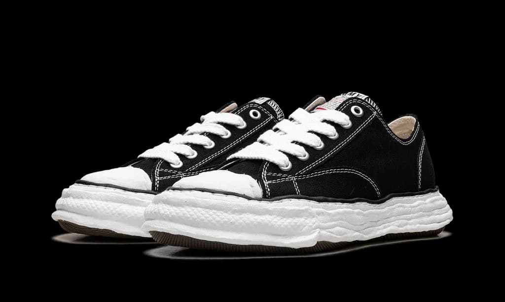 Maison Mihara Yasuhiro Peterson 23 OG Sole Canvas Low Black | OVERCEZ