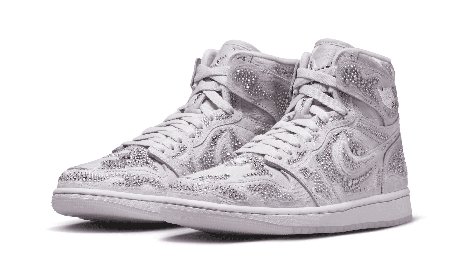 Air Jordan 1 Retro High OG Swarovski Vast Grey (W) | OVERCEZ