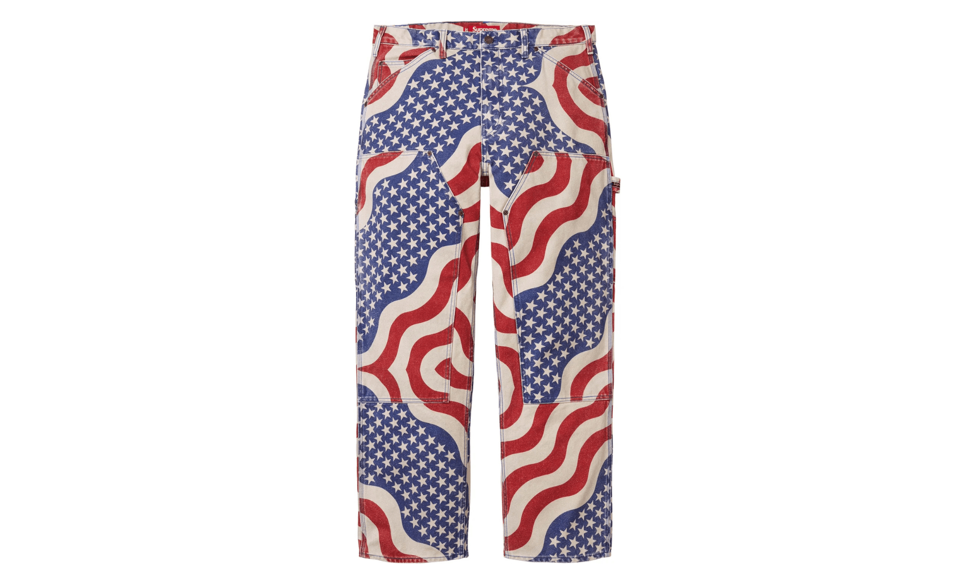 Supreme Flag Double Knee Painter Pant Multicolor