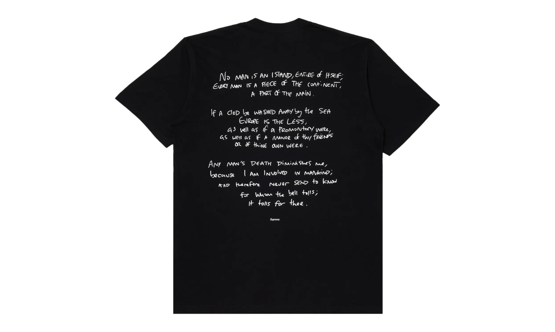 Supreme Corteiz Rules The World Tee Black