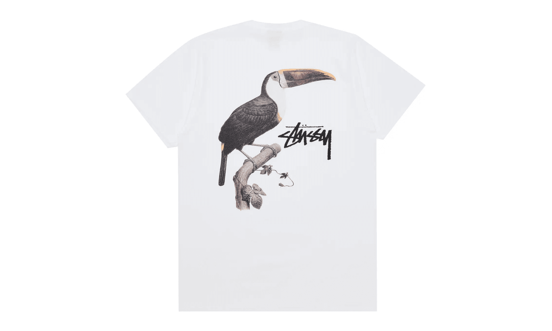 Stussy Toucan Tee White | OVERCEZ