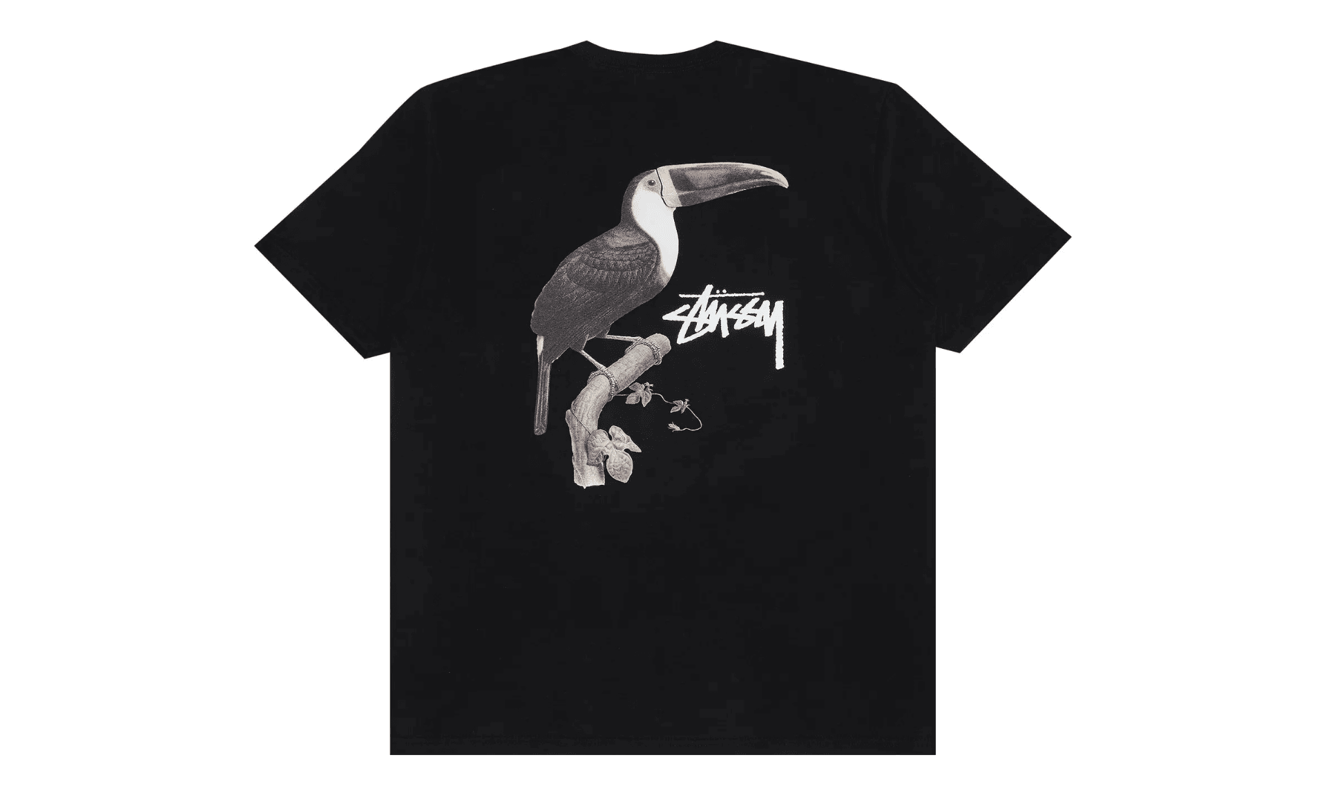 Stussy Toucan Tee Black | OVERCEZ